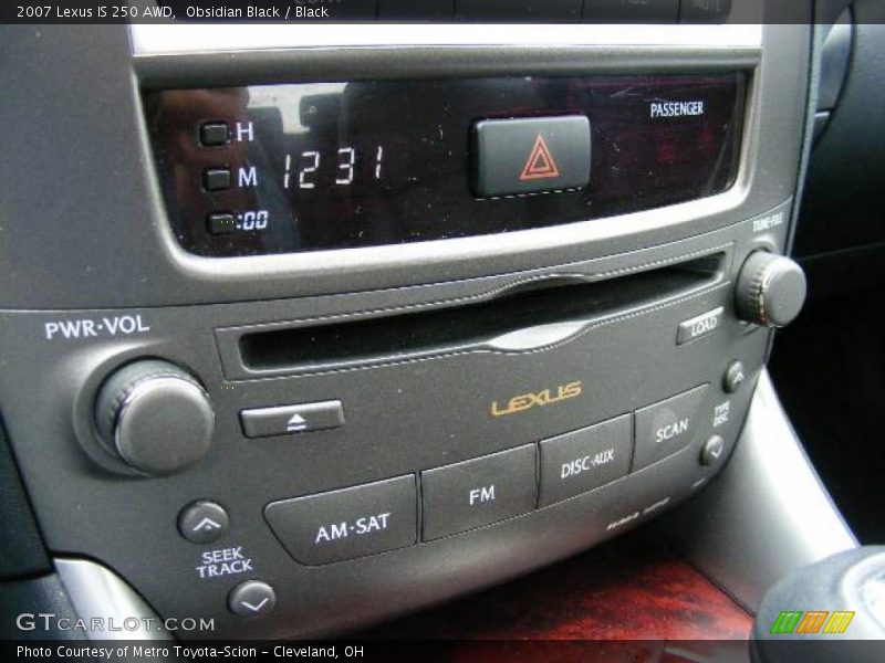 Obsidian Black / Black 2007 Lexus IS 250 AWD