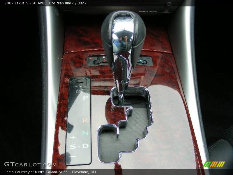Obsidian Black / Black 2007 Lexus IS 250 AWD