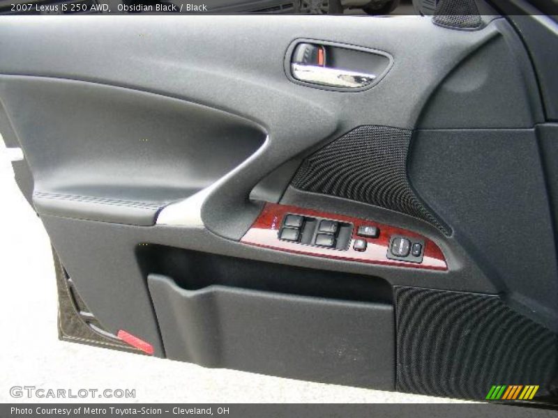 Obsidian Black / Black 2007 Lexus IS 250 AWD
