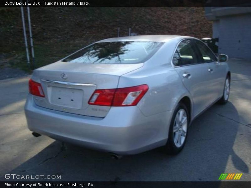 Tungsten Metallic / Black 2008 Lexus ES 350