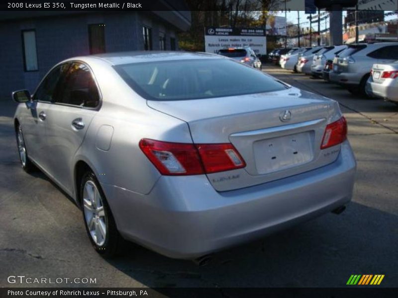 Tungsten Metallic / Black 2008 Lexus ES 350