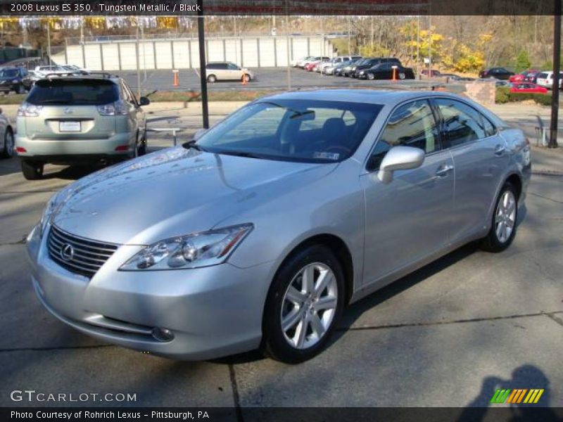 Tungsten Metallic / Black 2008 Lexus ES 350
