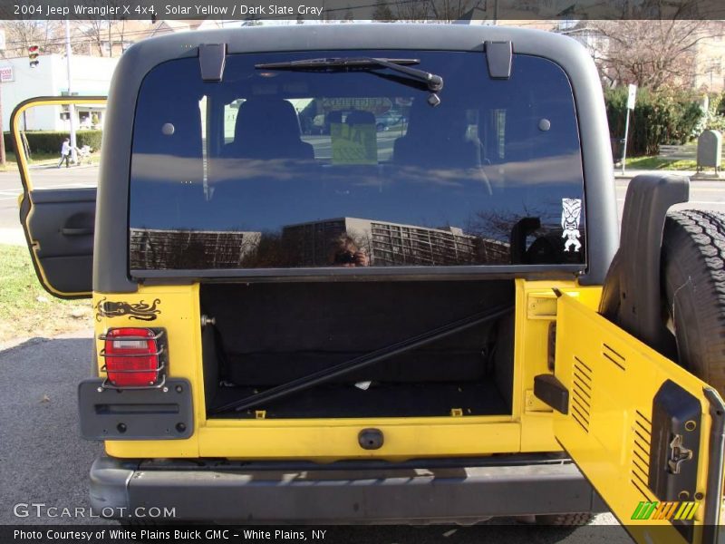 Solar Yellow / Dark Slate Gray 2004 Jeep Wrangler X 4x4