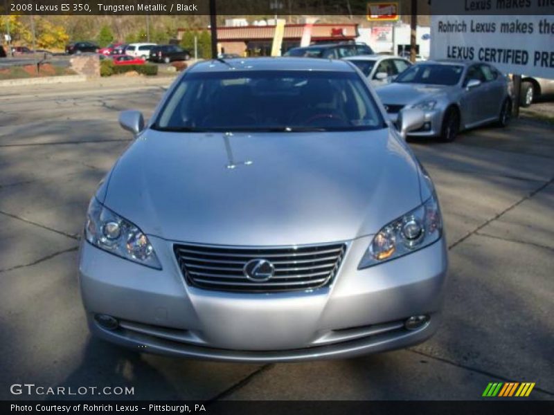 Tungsten Metallic / Black 2008 Lexus ES 350