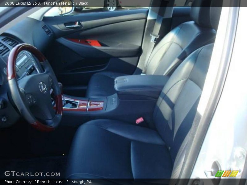 Tungsten Metallic / Black 2008 Lexus ES 350