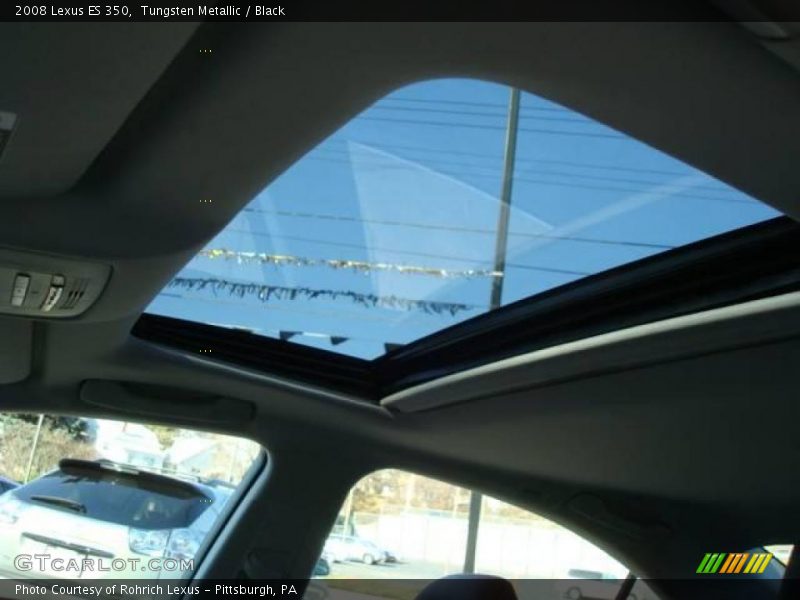 Tungsten Metallic / Black 2008 Lexus ES 350