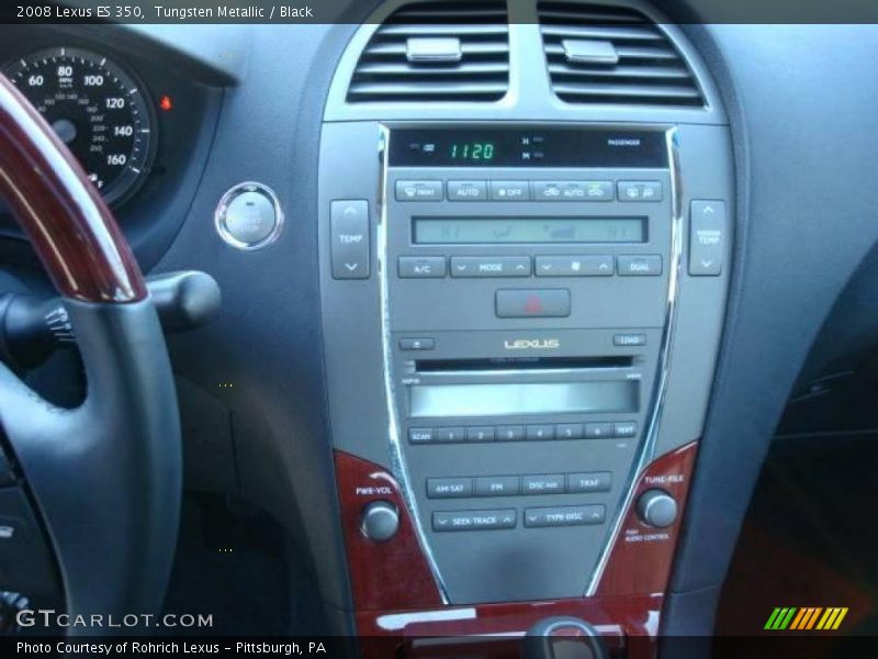 Tungsten Metallic / Black 2008 Lexus ES 350