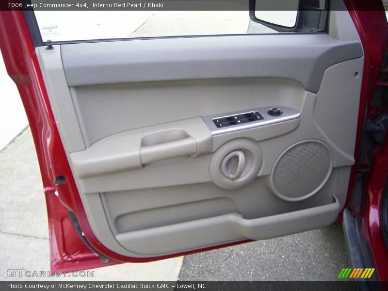 Inferno Red Pearl / Khaki 2006 Jeep Commander 4x4