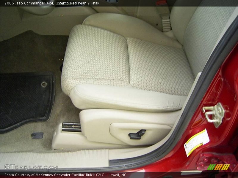 Inferno Red Pearl / Khaki 2006 Jeep Commander 4x4