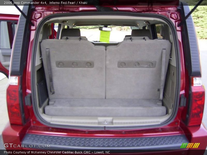 Inferno Red Pearl / Khaki 2006 Jeep Commander 4x4