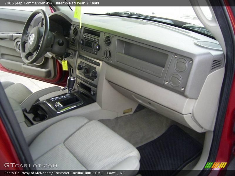 Inferno Red Pearl / Khaki 2006 Jeep Commander 4x4
