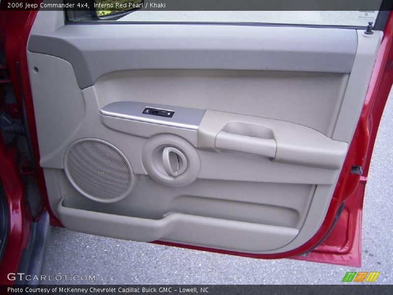 Inferno Red Pearl / Khaki 2006 Jeep Commander 4x4