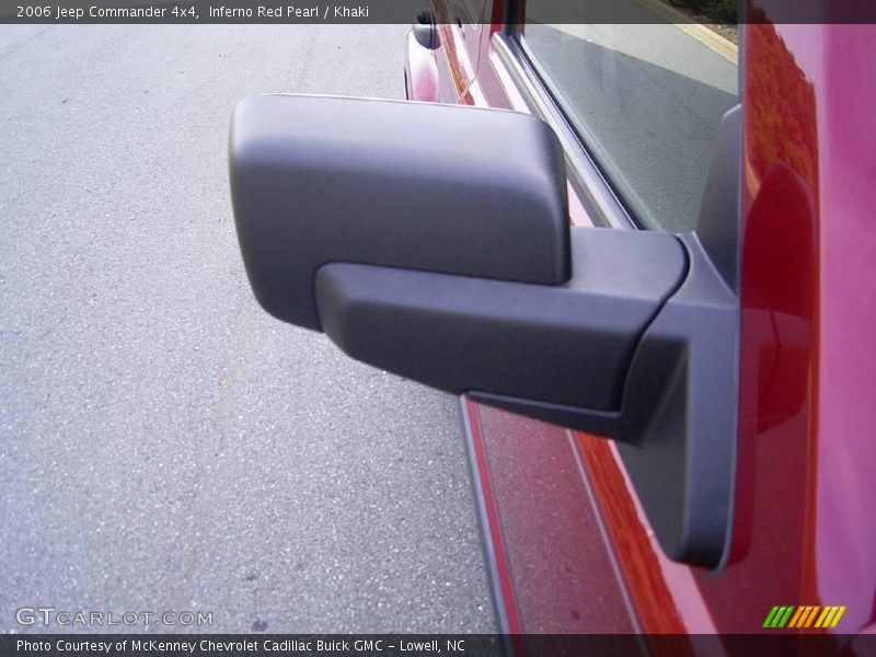 Inferno Red Pearl / Khaki 2006 Jeep Commander 4x4