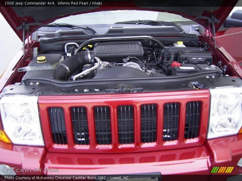 Inferno Red Pearl / Khaki 2006 Jeep Commander 4x4