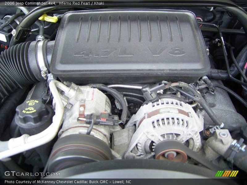 Inferno Red Pearl / Khaki 2006 Jeep Commander 4x4