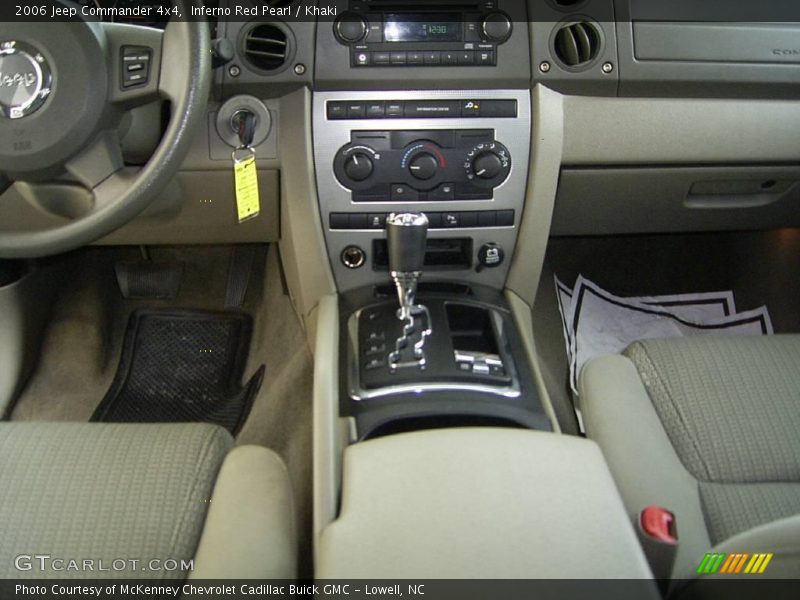 Inferno Red Pearl / Khaki 2006 Jeep Commander 4x4