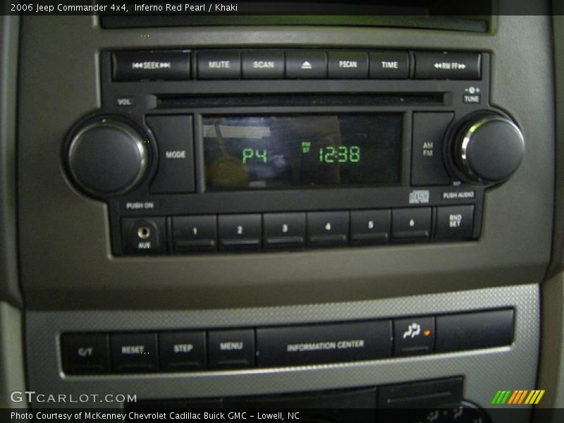 Inferno Red Pearl / Khaki 2006 Jeep Commander 4x4