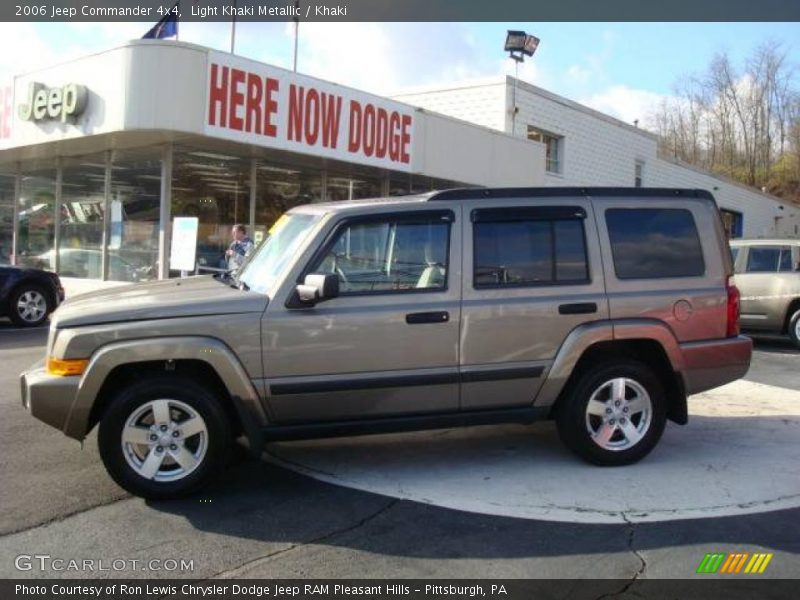 Light Khaki Metallic / Khaki 2006 Jeep Commander 4x4