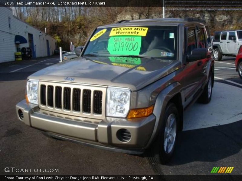 Light Khaki Metallic / Khaki 2006 Jeep Commander 4x4