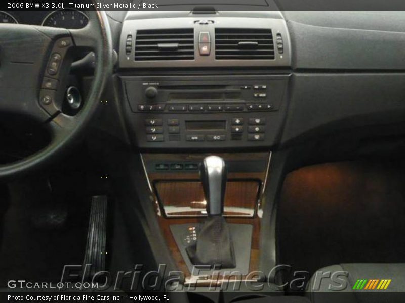 Titanium Silver Metallic / Black 2006 BMW X3 3.0i