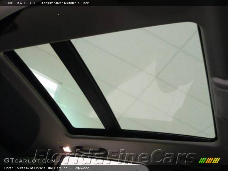 Titanium Silver Metallic / Black 2006 BMW X3 3.0i