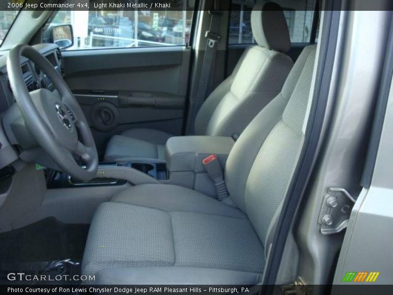 Light Khaki Metallic / Khaki 2006 Jeep Commander 4x4