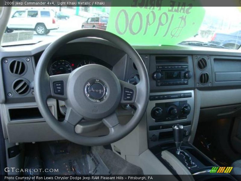 Light Khaki Metallic / Khaki 2006 Jeep Commander 4x4