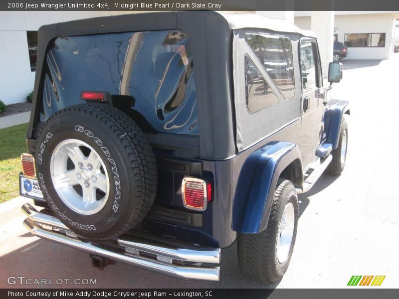 Midnight Blue Pearl / Dark Slate Gray 2006 Jeep Wrangler Unlimited 4x4
