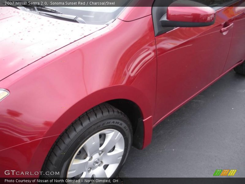Sonoma Sunset Red / Charcoal/Steel 2007 Nissan Sentra 2.0