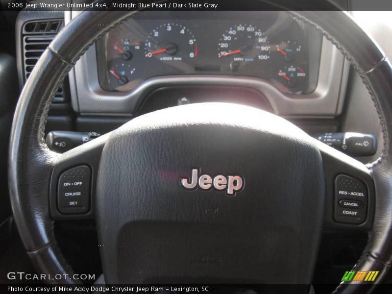 Midnight Blue Pearl / Dark Slate Gray 2006 Jeep Wrangler Unlimited 4x4