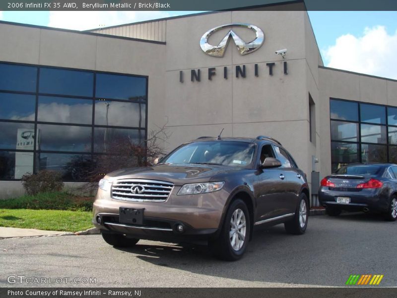 Beryllium Metallic / Brick/Black 2006 Infiniti FX 35 AWD