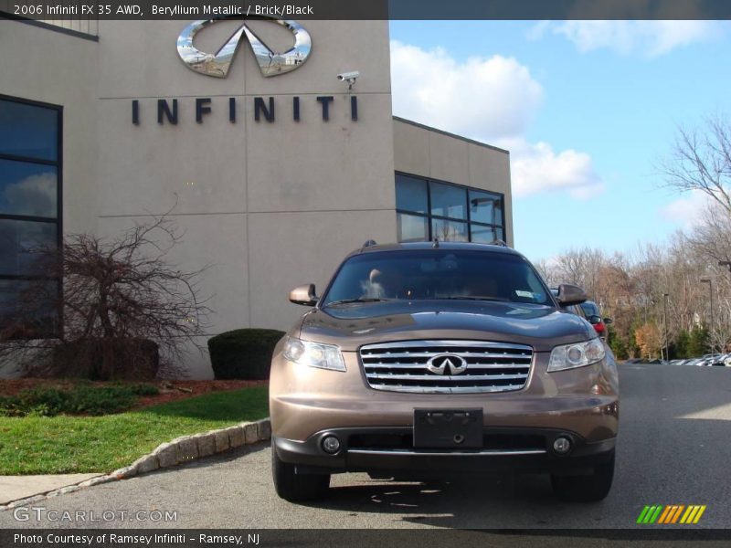 Beryllium Metallic / Brick/Black 2006 Infiniti FX 35 AWD