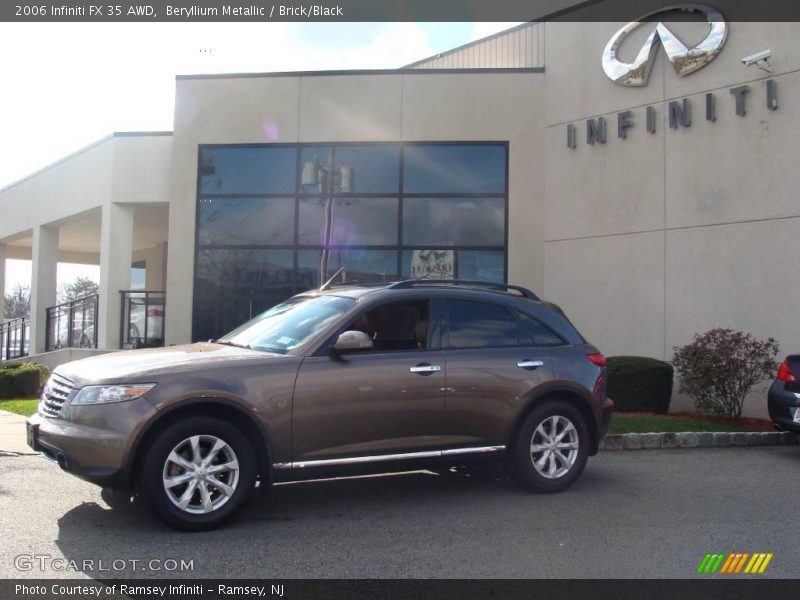 Beryllium Metallic / Brick/Black 2006 Infiniti FX 35 AWD