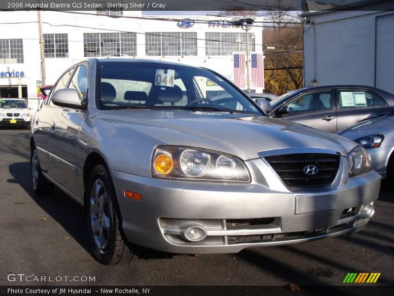 Sterling Silver / Gray 2006 Hyundai Elantra GLS Sedan