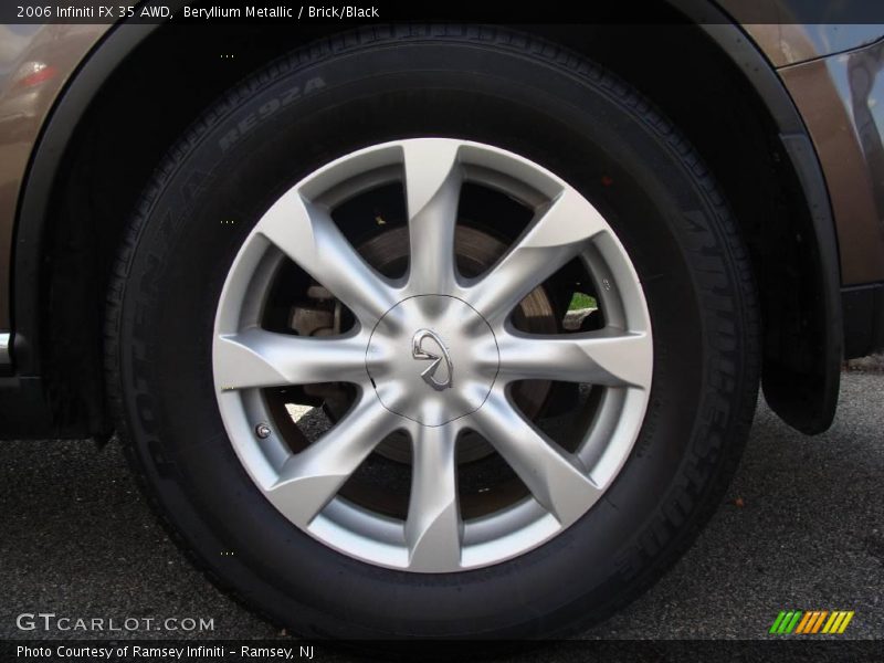 Beryllium Metallic / Brick/Black 2006 Infiniti FX 35 AWD