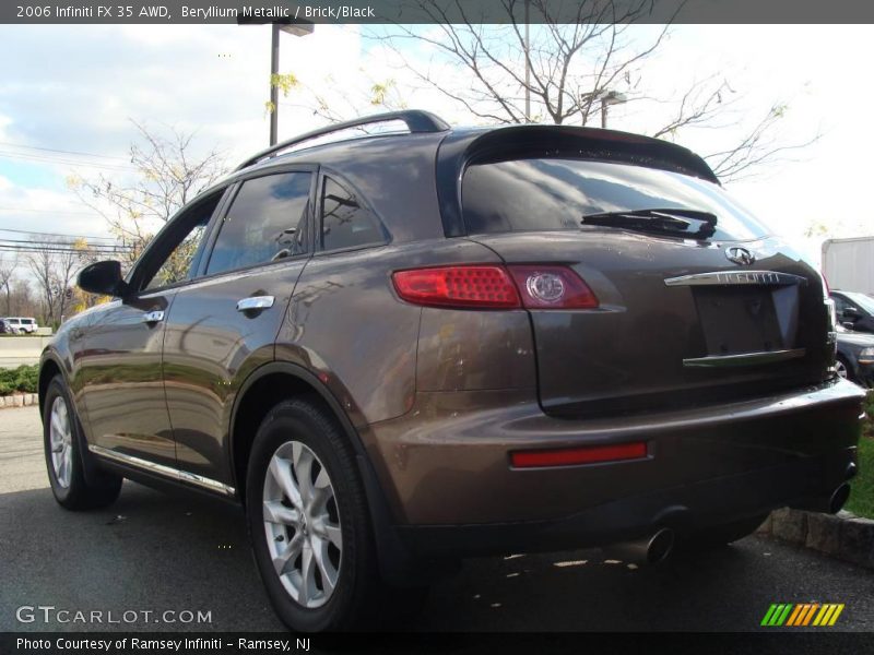Beryllium Metallic / Brick/Black 2006 Infiniti FX 35 AWD