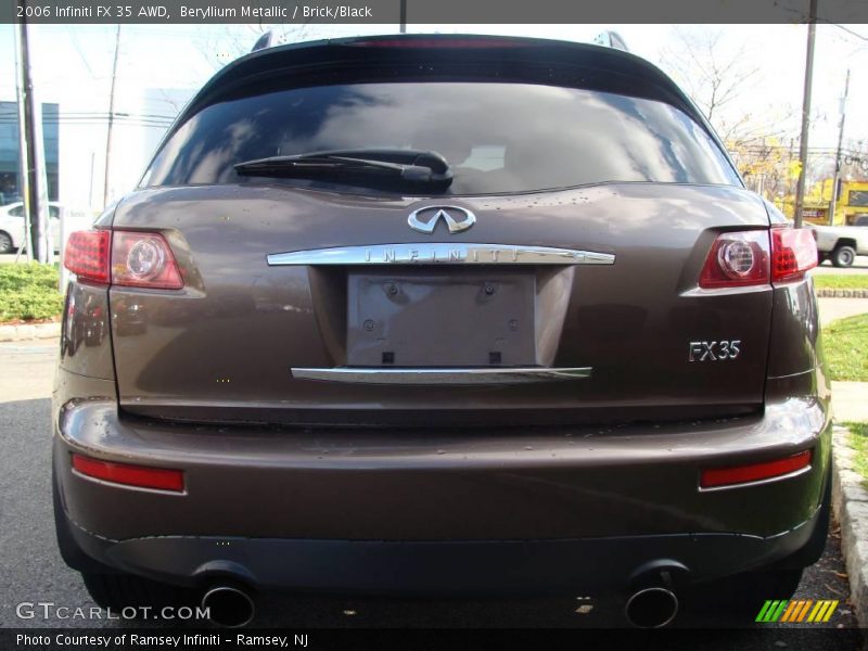 Beryllium Metallic / Brick/Black 2006 Infiniti FX 35 AWD