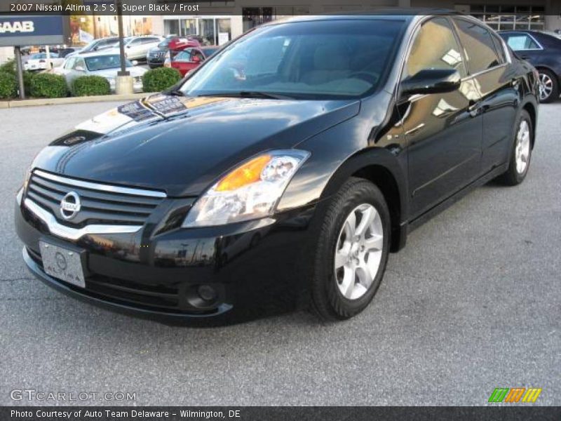 Super Black / Frost 2007 Nissan Altima 2.5 S