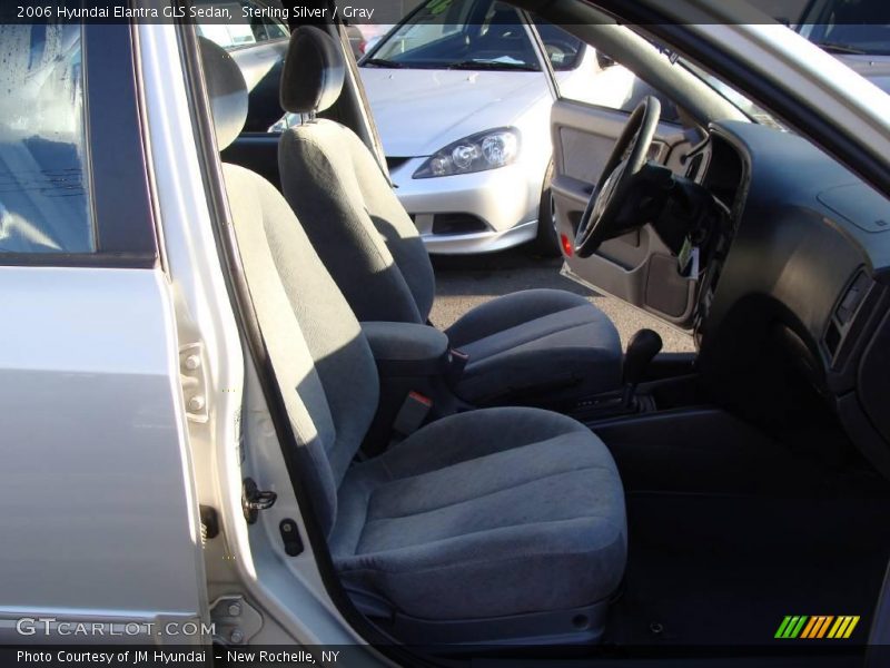 Sterling Silver / Gray 2006 Hyundai Elantra GLS Sedan