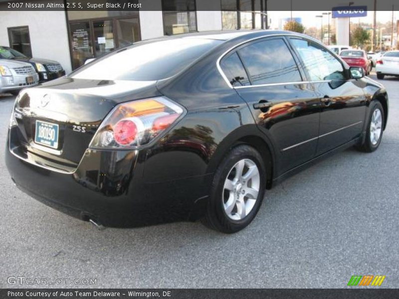 Super Black / Frost 2007 Nissan Altima 2.5 S