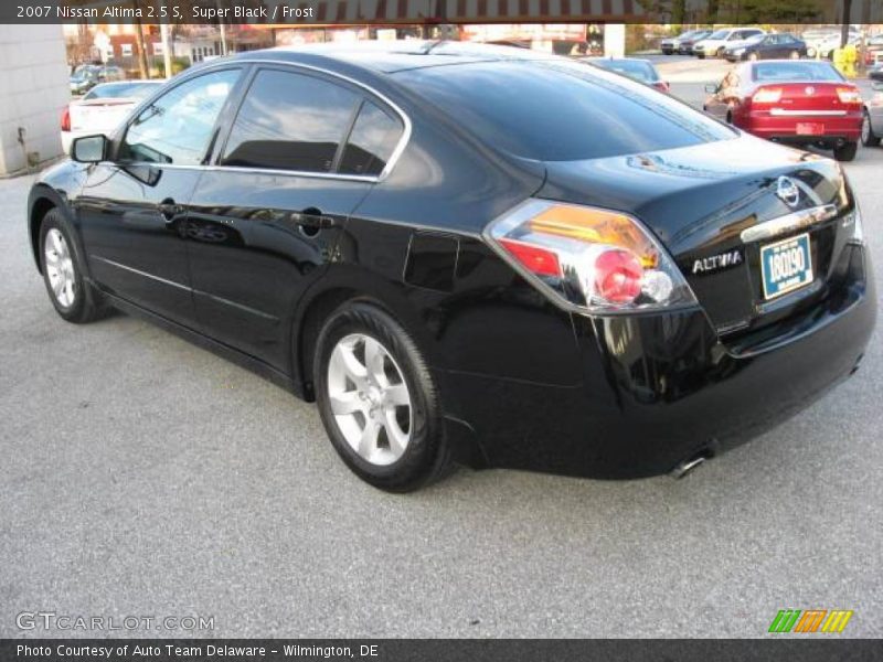 Super Black / Frost 2007 Nissan Altima 2.5 S