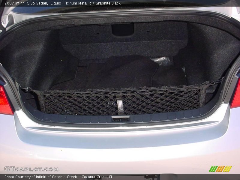 Liquid Platinum Metallic / Graphite Black 2007 Infiniti G 35 Sedan