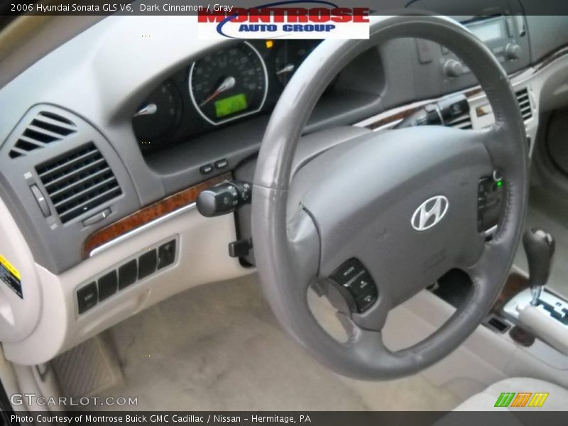 Dark Cinnamon / Gray 2006 Hyundai Sonata GLS V6