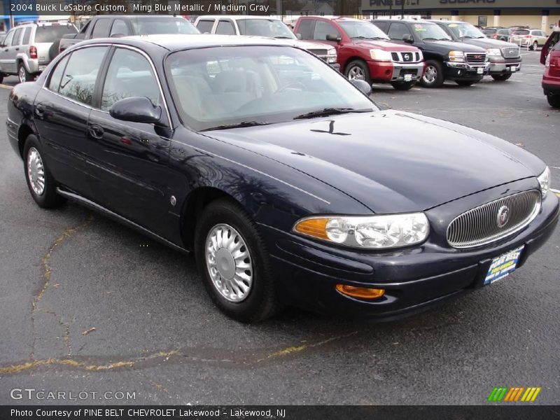 Ming Blue Metallic / Medium Gray 2004 Buick LeSabre Custom