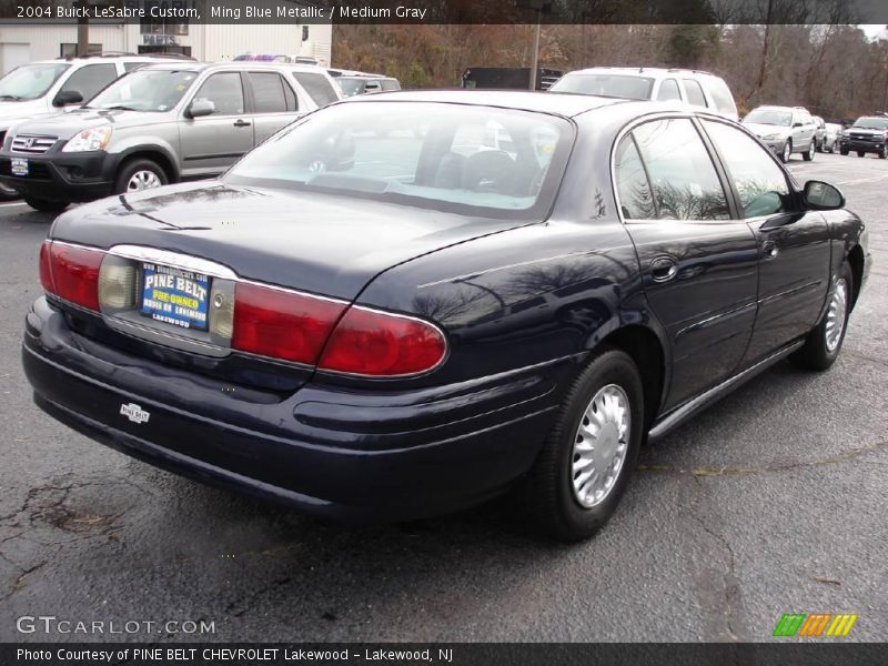 Ming Blue Metallic / Medium Gray 2004 Buick LeSabre Custom