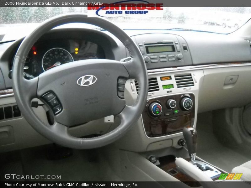 Dark Cinnamon / Gray 2006 Hyundai Sonata GLS V6
