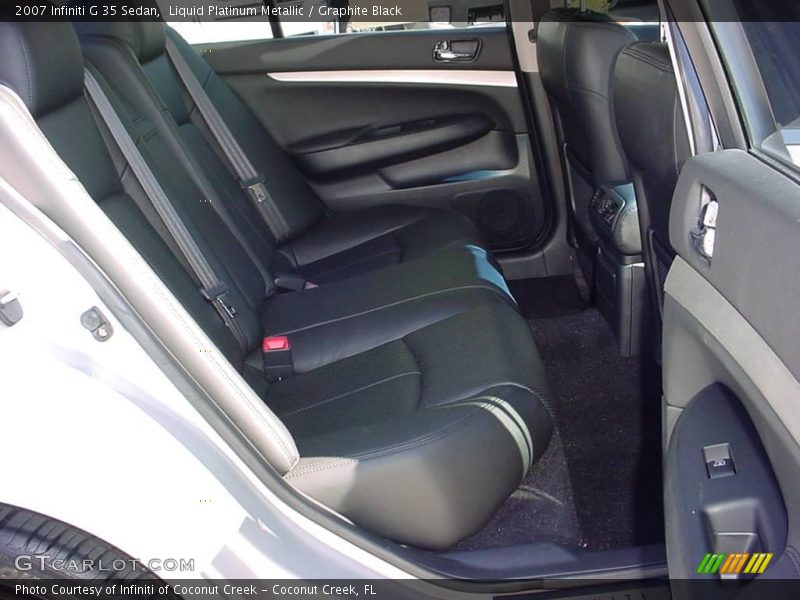 Liquid Platinum Metallic / Graphite Black 2007 Infiniti G 35 Sedan