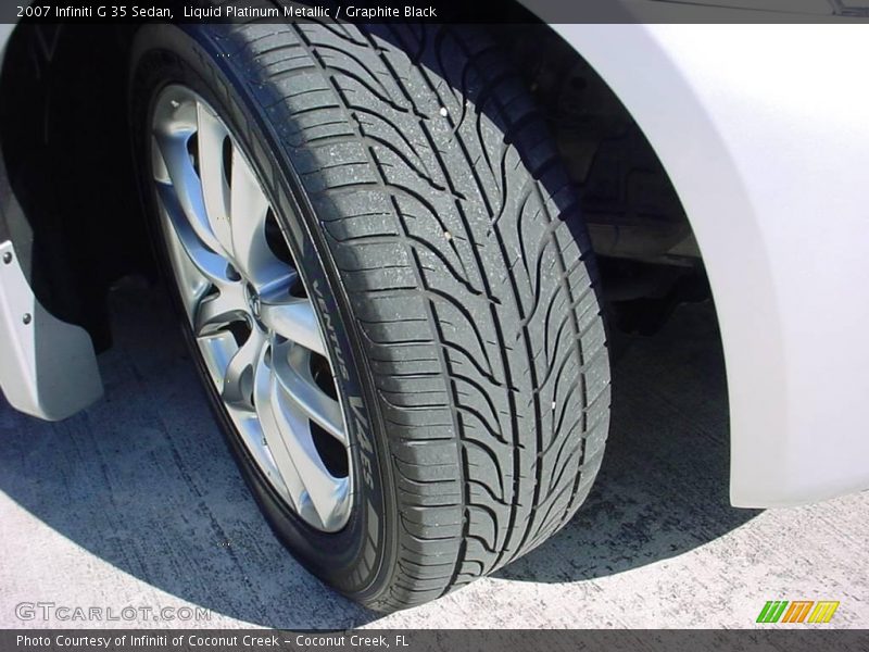 Liquid Platinum Metallic / Graphite Black 2007 Infiniti G 35 Sedan