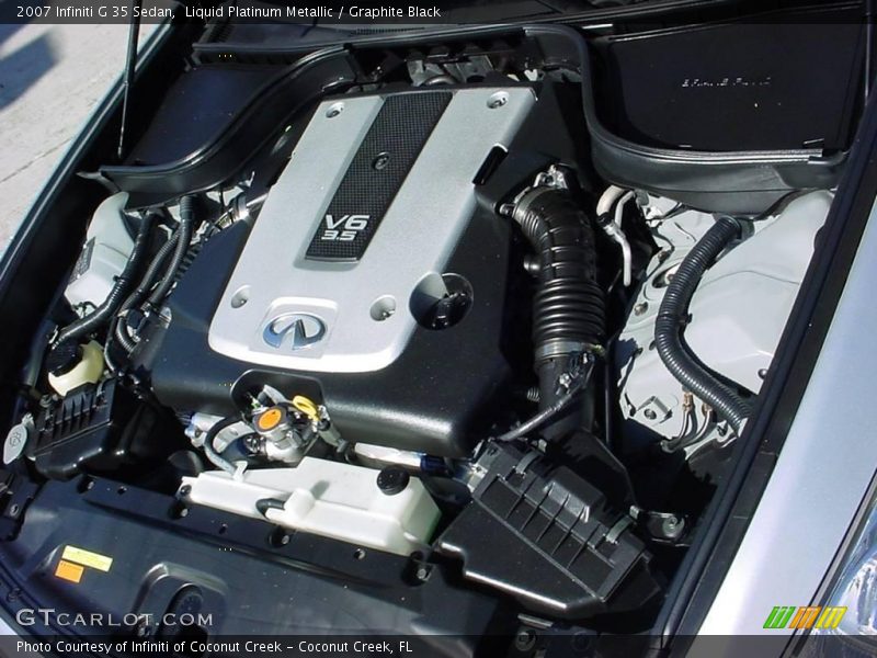 Liquid Platinum Metallic / Graphite Black 2007 Infiniti G 35 Sedan