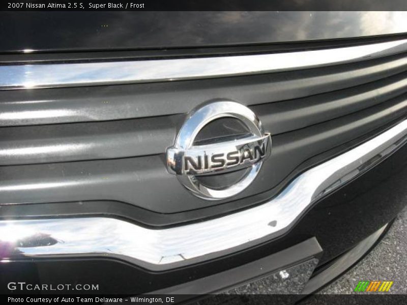 Super Black / Frost 2007 Nissan Altima 2.5 S